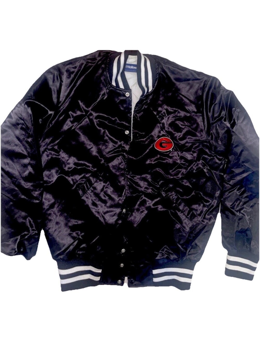 Vintage Georgia Bulldogs Holloway Letterman Football Bomber Coat Mens M